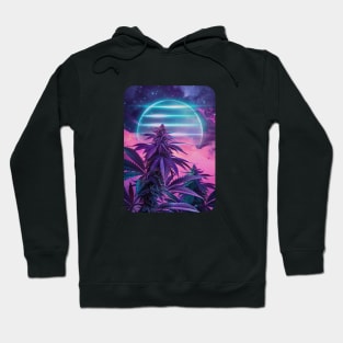 Synthwave Weed Hoodie